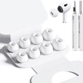 Replacement Ear Tips Compatible with AirPods Pro 2nd & 1st Generation – Silicone Earbud Tips with Cleaning Pen, Secure Fit, Noise Isolation, Soft Comfort Ear Tips Kit (4 Pairs, XS/S/M/L)