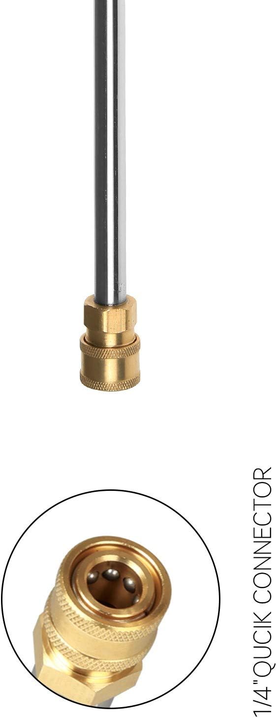 Pressure Washer Wand,Stainless Steel Quick Connect Lance,Replacement Spray Wand,16",5000PSI