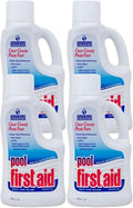 Natural Chemistry First Aid Swimming Pool Enzyme, 2 Liter, 4 Pack | Clear Cloudy Pools Fast, Frees Clogged Filters, Compatible with All Sanitizing Systems