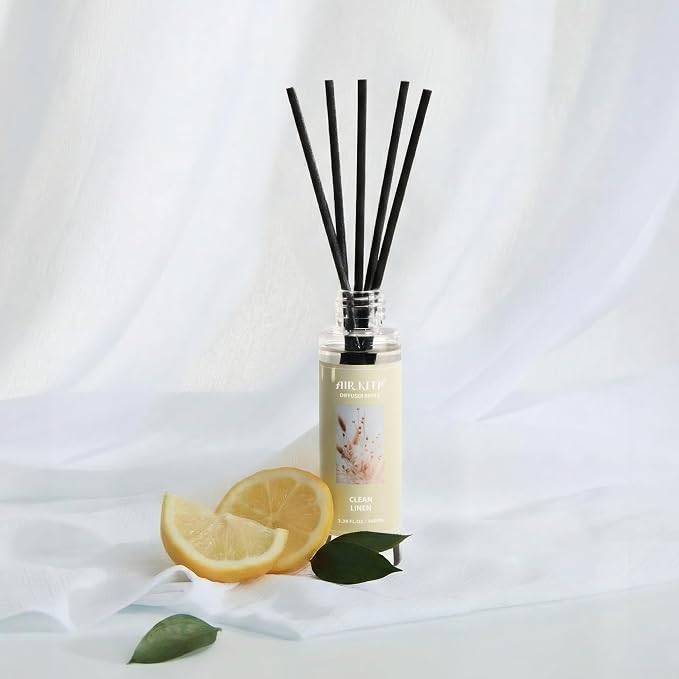 Reed Diffuser Oil Refill/Clean Linen/3.38 oz/1 Pack/Air Freshener & Aromatherapy Essential Oil Blend for Home Fragrance – Scented Refill Oil for Bathroom, Bedroom & Home Decor