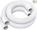 Universal Pool Vacuum Hose 48" Long Fit for Kreepy Krauly, Baracuda G3/G4, Hayward Navigator, Pool Vac Ultra and Most Automatic Pool Vacuum Cleaners, Swimming Pool Cleaner Suction Hose, 2 Pack