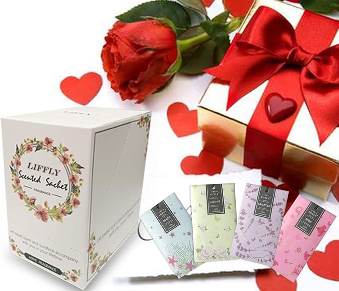 14 Packs Eucalyptus Peppermint Scented Sachets Bag fit Drawers and Closets Long Lasting