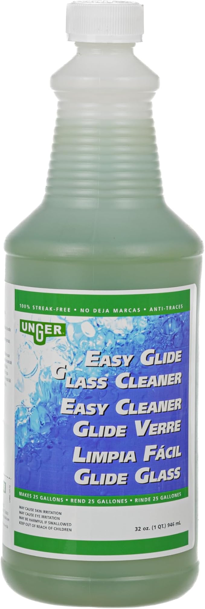 UNGER Window Cleaning Kit 6-Piece: Squeegee, Bucket, Cleaner, WNK15 | WNK15; includes 14-in. ErgoTec squeegee, 3-gallon bucket, 1L glass cleaner, safety scraper & cloth