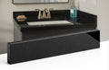 Bathroom Vanity Sink Backsplash/Sidesplash (Absolute Black Granite, 4" x 48")