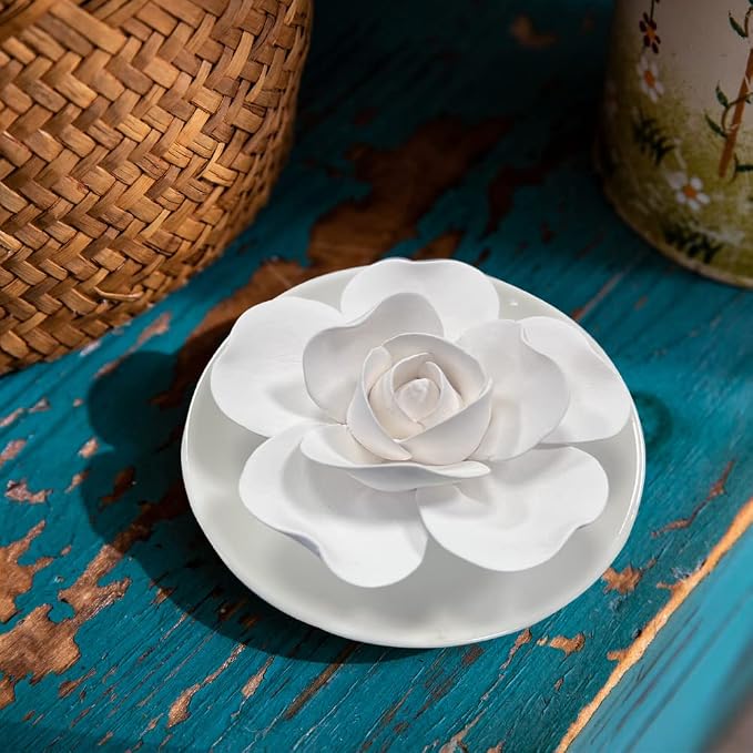 Passive Oil Diffuser for Essential Oil-Non-Electric Porcelain Aromatherapy Diffusers for Small Mini Room, Desk Decorative, Bathroom | Non-electric ceramic diffuser for desks, bathrooms and small rooms