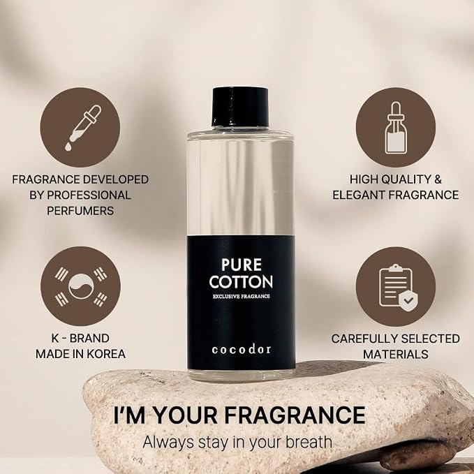 COCODOR Reed Diffuser Oil Refill/Lovely Peony/6.7oz(200ml)/3 Pack/Aroma Therapy, Home Fragrance, Scented Oils, Oils for Reed Diffuser, Office Décor, Decoration