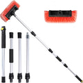 Car Wash Brush with Long Handle for Car Truck Boat RV SUV Washing (Orange, 70")