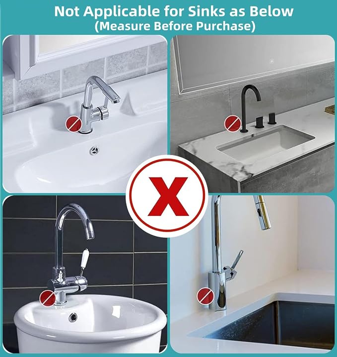 30 Inch Sink Splash Guard, Large Size Kitchen Sink Splash Guard, Longer Silicone Faucet Handle Drip Catcher Tray for Kitchen Countertop, Bathroom, Farmhouse (Grey)