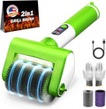 Electric Grill Brush, 2-Speed BBQ Grill Brush with LED Light/Screen Powerful Cleaning 800RPM/4000mAh/2 Brush Heads No Bristle Shedding Rechargeable Lightweight Grill Cleaner for Outdoor/Camping