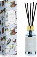 Reed Diffuser Set, 3.38 fl oz (100 ml) - Coconut Beach Oil Diffusers with 8 Reed Sticks, Home Fragrance Reed Diffuser for Bathroom Shelf Decor
