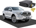 17'x7.45" Heavy Duty Garage Floor Mat with Adhesive Backing - Garage Floor mats for Under car， Garage Rugs and mats，Oil & Waterproof Non-Slip Protective Flooring for Under Cars