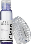 Jason Markk Starter Kit, Shoe Cleaner, 2-Piece Set, Deep Cleaning Solution & Durables Brush, Sneaker Care, Ideal for Footwear, Safe for Midsoles, Full-Grain Leather, Rubber, Plastic, and More, 2oz