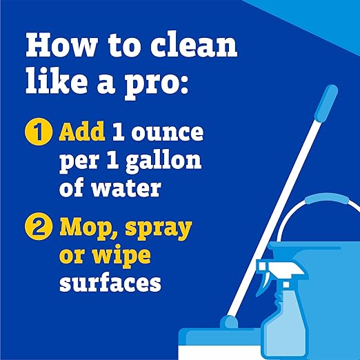 CloroxPro Pine-Sol Multi-Surface Cleaner, All Purpose Cleaner, Lemon Fresh, 40 Fluid Ounces (Package May Vary)