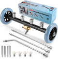 3-In-1 Under Carriage Pressure Washer, 16 Inch Pressure Washer Water Broom | Pressure Washer Undercarriage Cleaner Attachment for Power Washer Surface Cleaner with 3 Extension Wands and 8 Nozzles