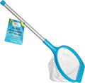 U.S. Pool Supply Spa, Hot Tub, Pool Hand Leaf Skimmer Net, 27" Long with Pole - Deep Ultra Fine Mesh Netting, Handheld Pool Cleaning Net, Clean The Finest Debris, Leaves, Ponds - Small Above Ground