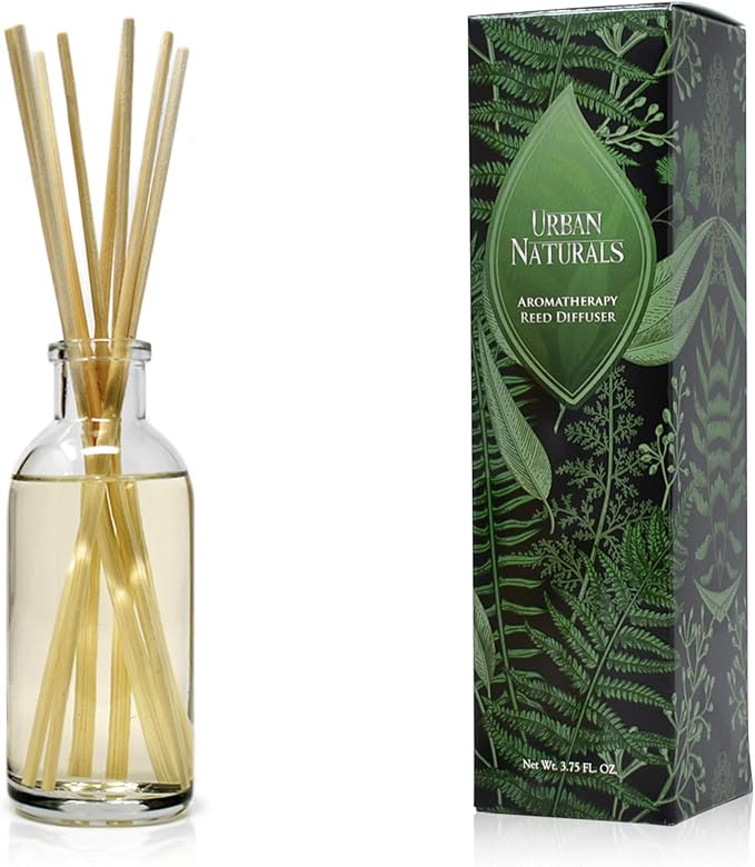 Coconut Breeze Reed Diffuser Oil Set with Reed Sticks – Warm Coconut, Pineapple and Tahitian Vanilla - Made in The USA