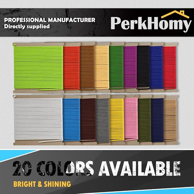 PerkHomy 500lb Cotton Rope 3/16" (5mm) 50 ft Multi Purpose Utility Diamond Braided Cord, Natural Cotton for Clothes Line Camping Crafting Flag Pole, Orange Red