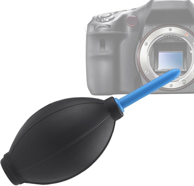 Camkix Camera Lens Cleaning Kit - Air Blower, 2in1 Lens Cleaning Pen, Cleaning Brush, Spray Bottle w/Cleaning Solution, Lens Cleaning Paper Tissue (50 Sheets), Microfiber Cleaning Cloths- for Lenses