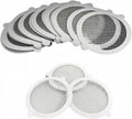Hair Catcher Shower Drain Strainer – Disposable Mesh Stickers, Prevent Hair Clogs in Bathroom, Kitchen Sink, and Washbasin – Easy Peel & Stick, Smooth Drainage