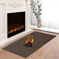 Hearth Rugs for Fireplaces Fire Resistant, 3'6'' x 2' x 0.04'', Brown | 1800°F fireplace rugs fireproof, fiberglass fireplace mats fireproof protect floors carpets from sparks embers, easy to clean