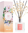 Reed Diffuser Set,3.38 fl oz (100 ml) - Spiced Fruit Woods Oil Diffusers with 8 Reed Sticks, Home Fragrance Reed Diffuser for Bathroom Shelf Decor