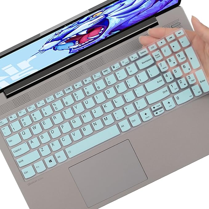 Keyboard Cover for 2021 2020 Latest Lenovo Ideapad 5 15IIL05 15.6" /Ideapad Flex 5 15IIL05 /Ideapad Slim 7 15 15.6" |New Lenovo Flex 5 15 15.6 (with Numeric Keypad) US Keyboard Cover