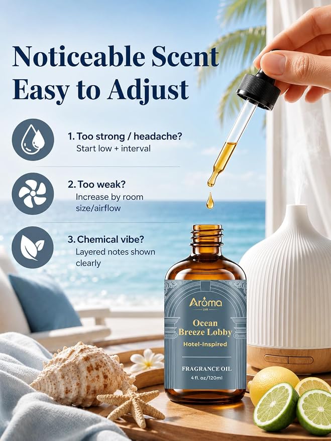 Hotel Collection Diffuser Oil - Ocean Breeze Lobby | Luxury Hotel Lobby Scent With a Rich Aroma and Long-Lasting Scent