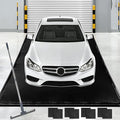 ToLanbbt 7'9" x 16.4' Garage Floor Mat, Heavy Duty Water Containment Mat with 1.2" Raised Edges, Protection from Snow Mud Rain and Oil, Non-Slip Garage Parking Mat for SUVs Trucks