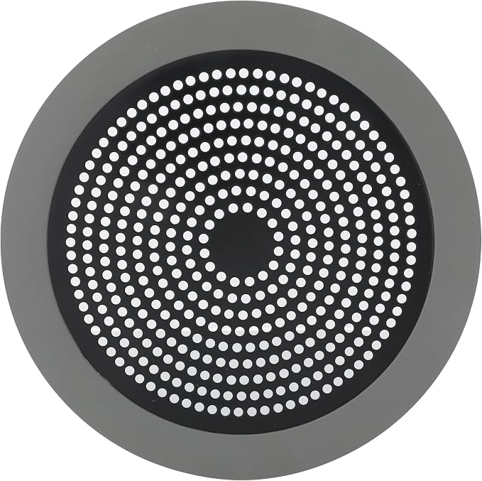 Danco 11085 Shower Drain Strainer, 5-3/4 inch, Matte Black