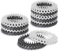 Evriholder Vanity Sink Drain Savers, Secure Fit Hair Catchers Prevent Clogs in Bathroom, Disposable, 3.7-Inch, Gray and White, 12 Pack