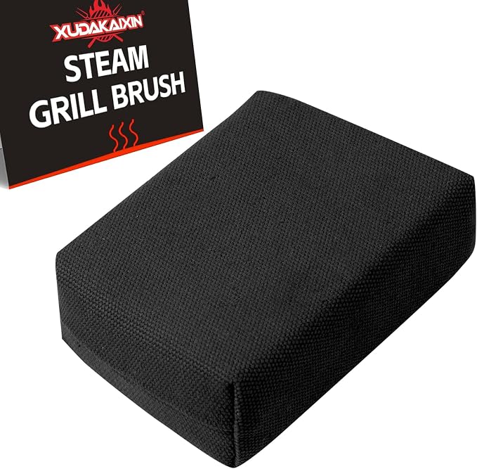 XUDAKAIXIN Grill Brush Bristle Free,(Only Replaceable Cleaning Head No Grill Brush)-Black