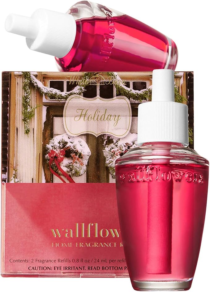 Bath & Body Works Holiday Wallflowers Home Fragrance Refills, 2-Pack (1.6 fl oz total)