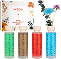 Ikeda Reed Diffuser Gift Set: 4 Luxury Scents with Eucalyptus | Home Fragrance Oils for Bedroom Bathroom Office Living Room Scents for Relaxation Focus Mood Luxury Gift Set