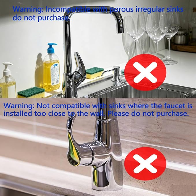 Kitchen Sink Splash Guard Gen2-30" x 6'' Silicone Sink Mat Splash Guard fit for Countertop, Bathroom,Farmhouse,RV by EBIGIC (Grey)