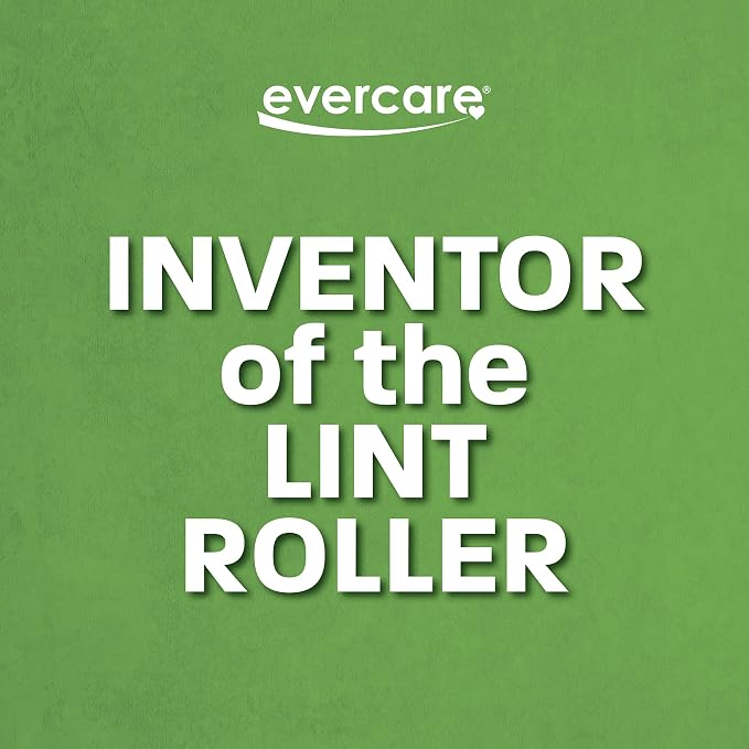 Evercare All Purpose Pet Hair Lint Roller,100 Sheets – Reusable Sticky Roller for Pet Hair,Cat & Dog-Hair Remover,Lint Remover,Pet-Hair-Remover for Furniture,Clothing & Cars,(Pack of 6)