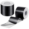Zonon 2 Rolls Aluminum Foil Tape Heat Shield Tape Barrier Adhesive Reflective Fiberglass Thermal Insulation Reflective Material High Temp Protection(Black,2 Inch X 65.6 ft)