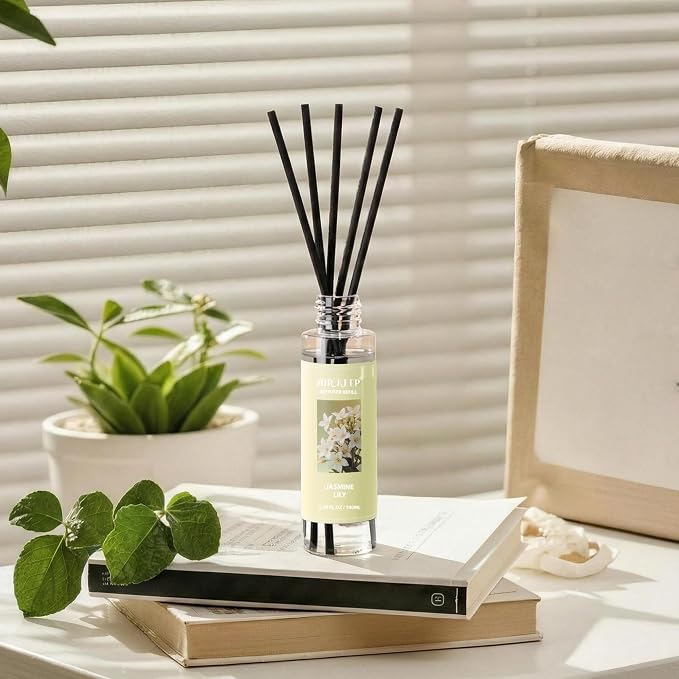 Reed Diffuser Oil Refill/Jasmine Lily/3.38 oz / 1 Pack/Air Freshener & Aromatherapy Essential Oil Blend for Home Fragrance – Scented Refill Oil for Bathroom, Bedroom & Home Decor