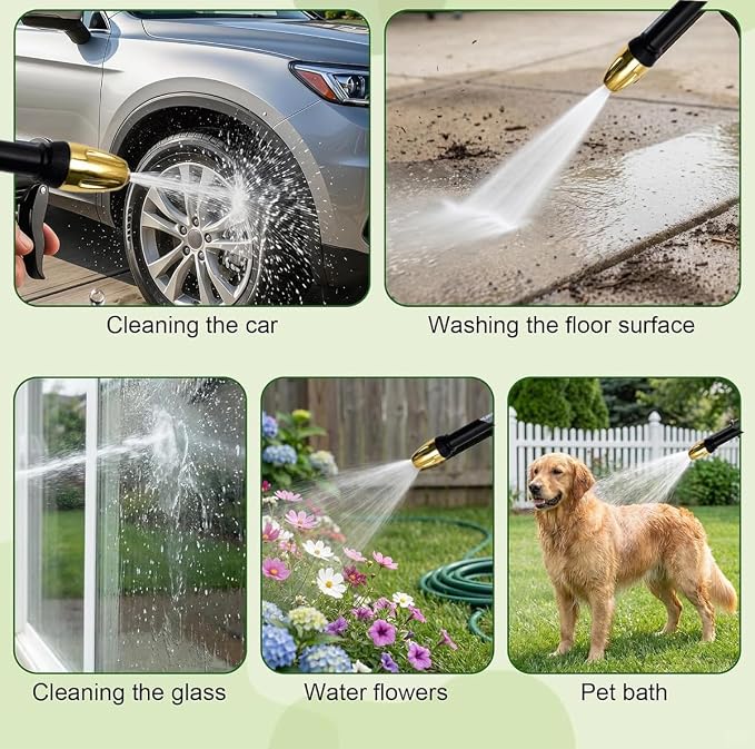 Jet Nozzle Power Washer forGarden, 2026 New Pressure Washer Wand with Jet Nozzle, Pressure Washer Nozzle for Car Washing Patio Garden Outdoor Cleaning gg
