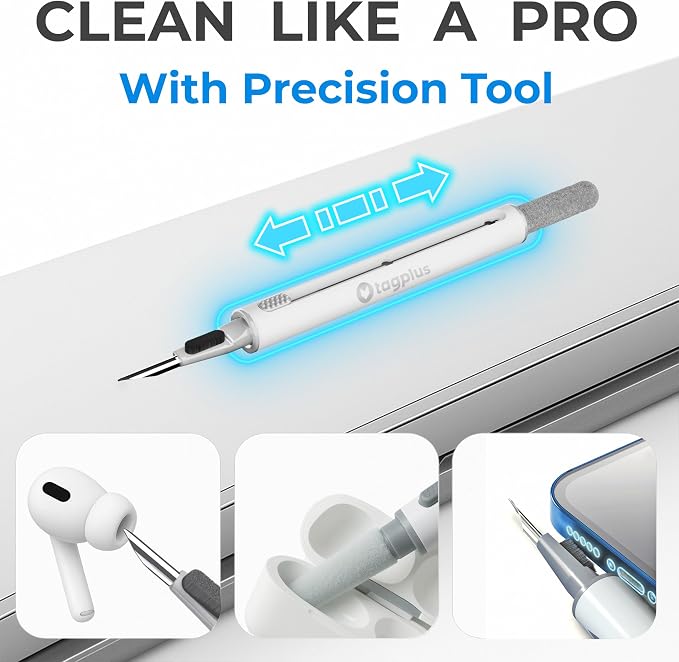 for Airpod Cleaner Kit + Pro Cleaning Tool - Compatible for Earbud Cleaning kit for iPhone Cleaning Kit for iPhone Cleaner Kit for Airpods Cleaning Kit Cleaning Clay Phone Cleaning Kit