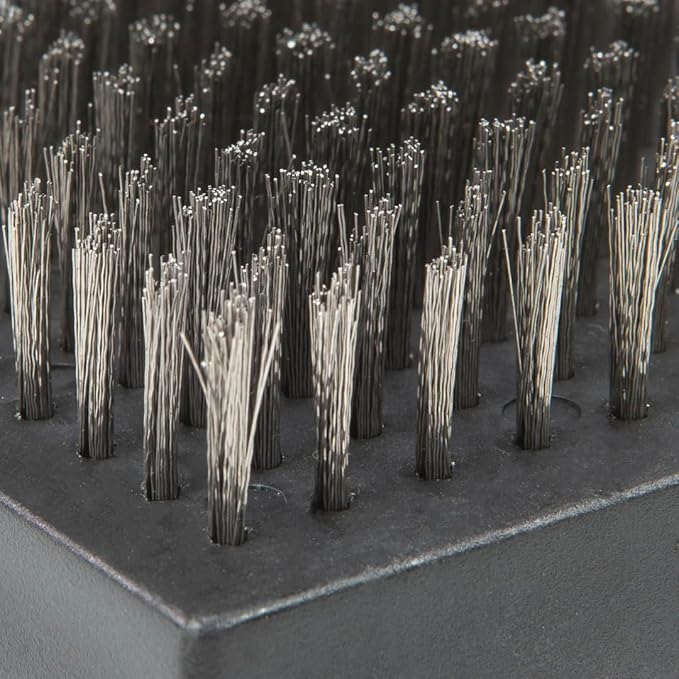 Wire Grill Brush Replacement Heads, 2-Pack Cleaning Bristles | Fits Only BBQ-AID Grill Brush Handles. Stainless Steel Bristles, Screwdriver Included, Safe for all types of Grills