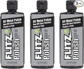 Flitz Multi Purpose Metal Polish Liquid - 3.4oz Bottle of USA-Made Tarnish Remover - For Aluminum, Chrome, Brass, Nickel, Silver - Non-Abrasive Metal Cleaner and Polish, Restorer (3 Pack)