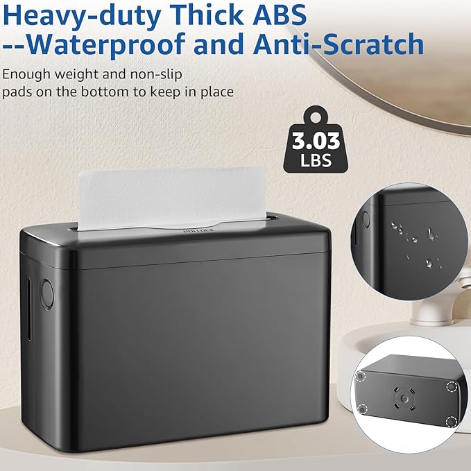 Paper Towel Dispenser Countertop, Multifold Trifold Paper Towel Holder, Hand Towel Dispenser, Commercial Paper Towel Dispenser,Paper Towel Holder for Home Kitchen Restaurant
