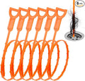 Drain Clog Remover, 25-Inch Drain Hair Removal Tool, Drain Hair Remover Plumbing Snake, Drain Cleaner Hair Clog Remover, Shower Drain Hair Catcher, Easy & Quik to Use on Most Drains - 6 Pack