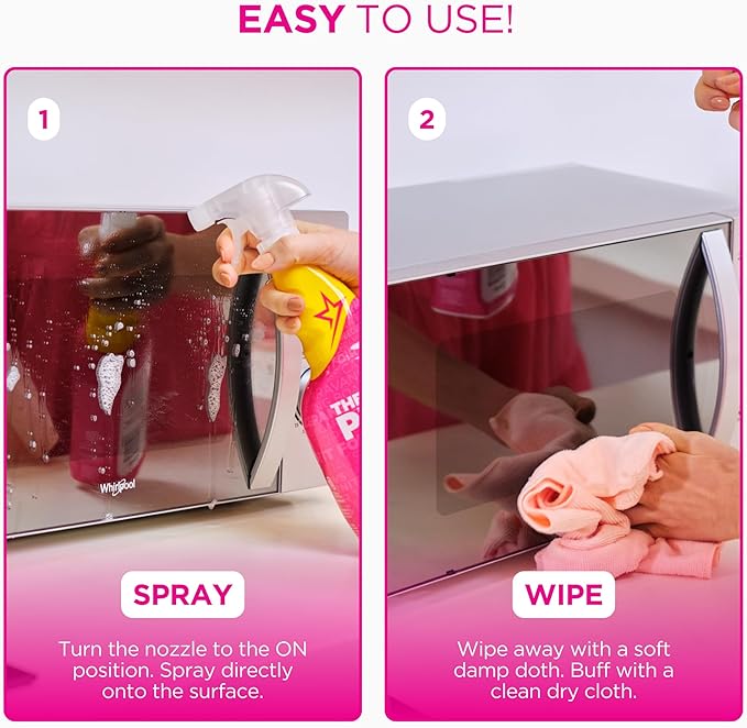 The Pink Stuff Miracle Multi-Purpose Cleaner Spray, 30 fl oz | Now 20% More, All-Purpose Cleaning Solution, For Kitchens, Bathrooms, Floors & More, Cuts Through Grease & Grime, Powerful
