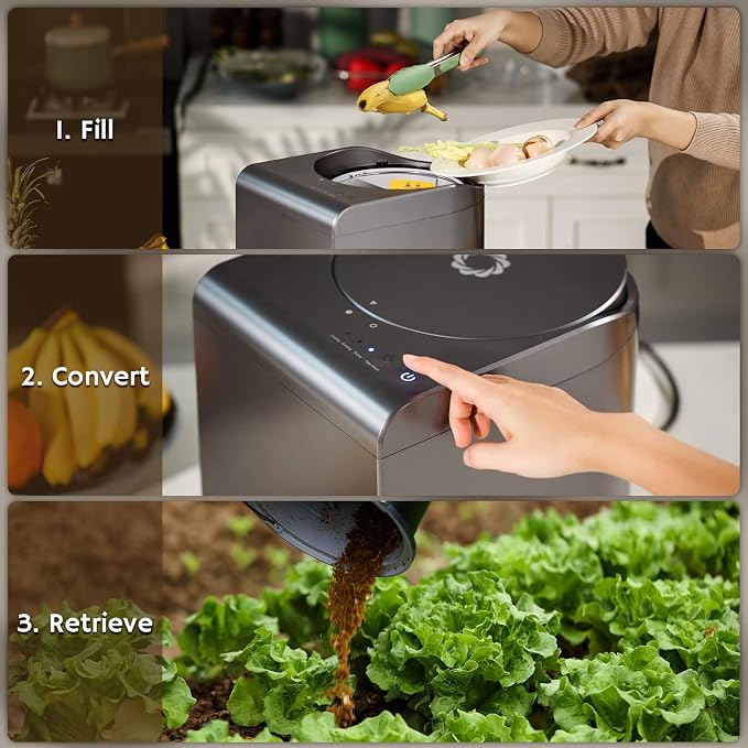 Airthereal Replacement Activated Carbon Filters for Revive R500 and R500-V Electric Kitchen Waste Composter