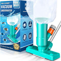 Portable Pool Vacuum for Above Ground/Inground Pool, Pool Cleaner Vacuum with 3 Scrub Brushes, Pool Leaf Vacuum & Nylon Mesh Net, Pool Cleaners for Swimming Spa Fountain Pond Hot Tub, Pure Green