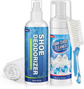 Jevvu Shoe Cleaner, Sneaker Cleaner Foam for Removing Stains and Dirt, Shoe Cleaning Kit for White Shoes