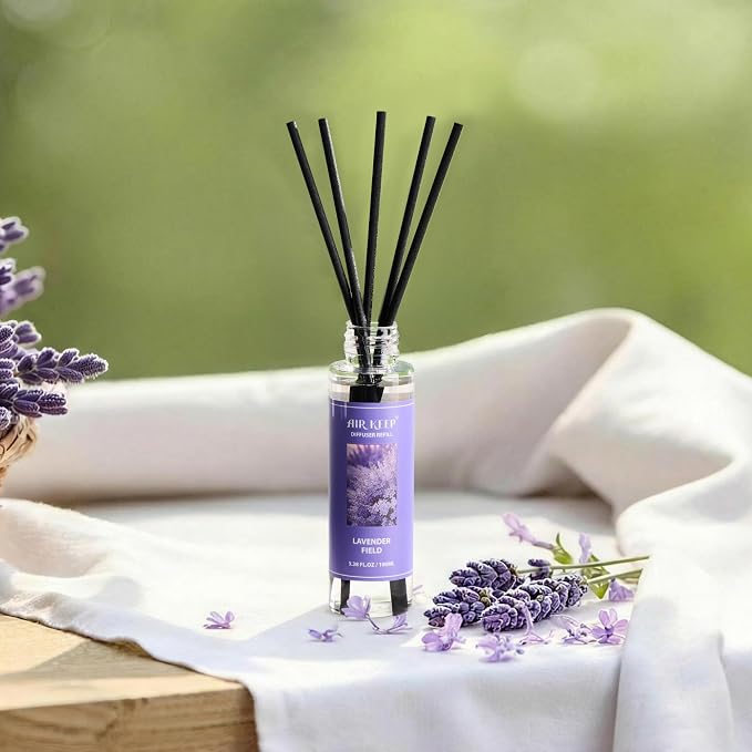 Reed Diffuser Oil Refill/Lavender Field/3.38 oz / 1 Pack/Air Freshener & Aromatherapy Essential Oil Blend for Home Fragrance – Scented Refill Oil for Bathroom, Bedroom & Home Decor
