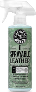 Chemical Guys, Sprayable Leather Cleaner & Conditioner in One Spray, 16 oz | One-step spray cleans and nourishes leather, vinyl and faux on seats, furniture and apparel, dirt lifts away