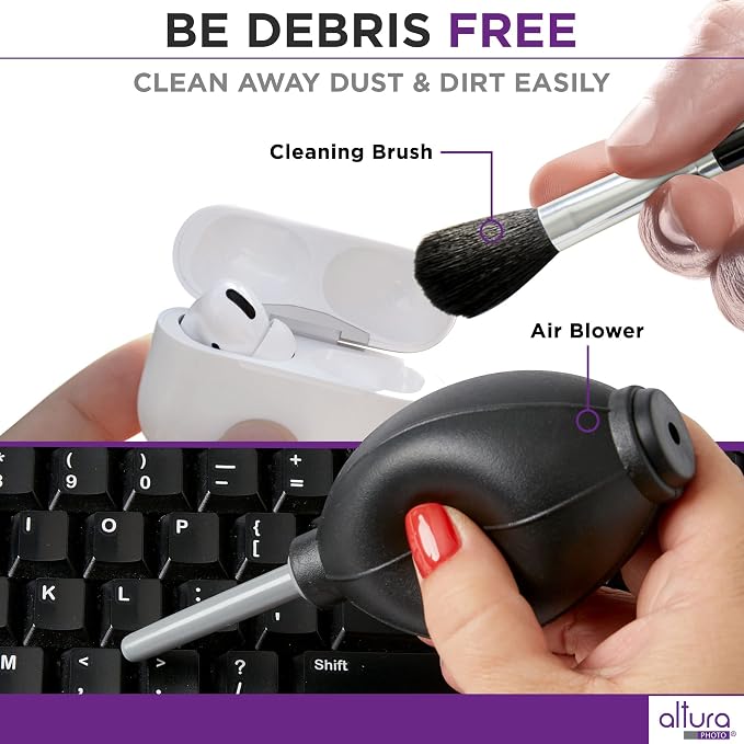 Altura Photo Keyboard Cleaner & Laptop Cleaning Kit for Computer, MacBook | Great Electronics Accessories for Screens, Camera, Phones, PC